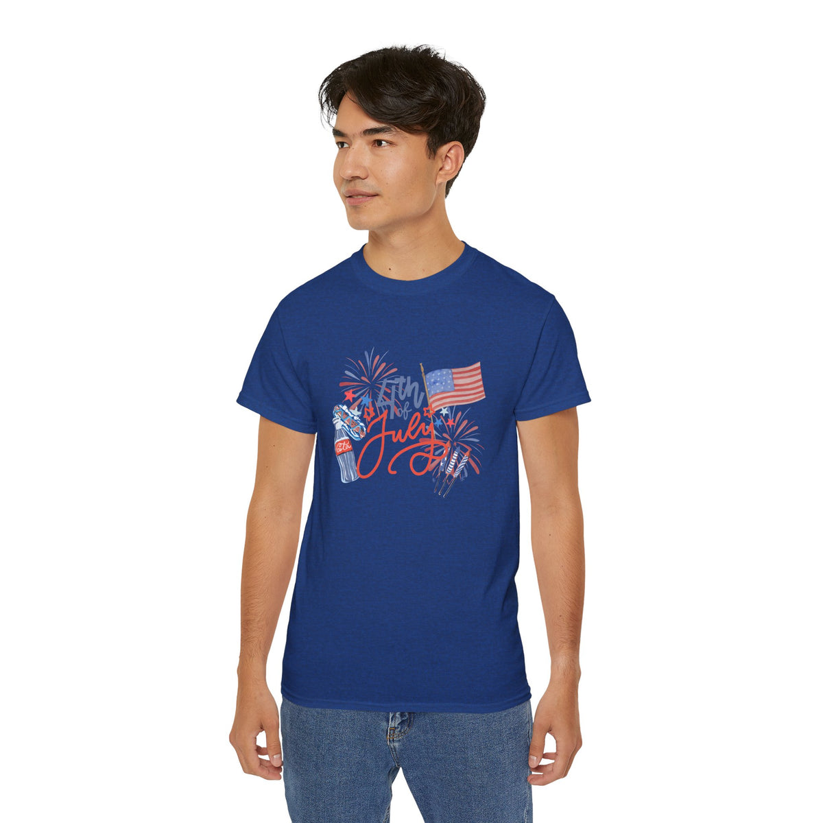 Patriotic 4th of July Graphic Unisex Ultra Cotton Tee