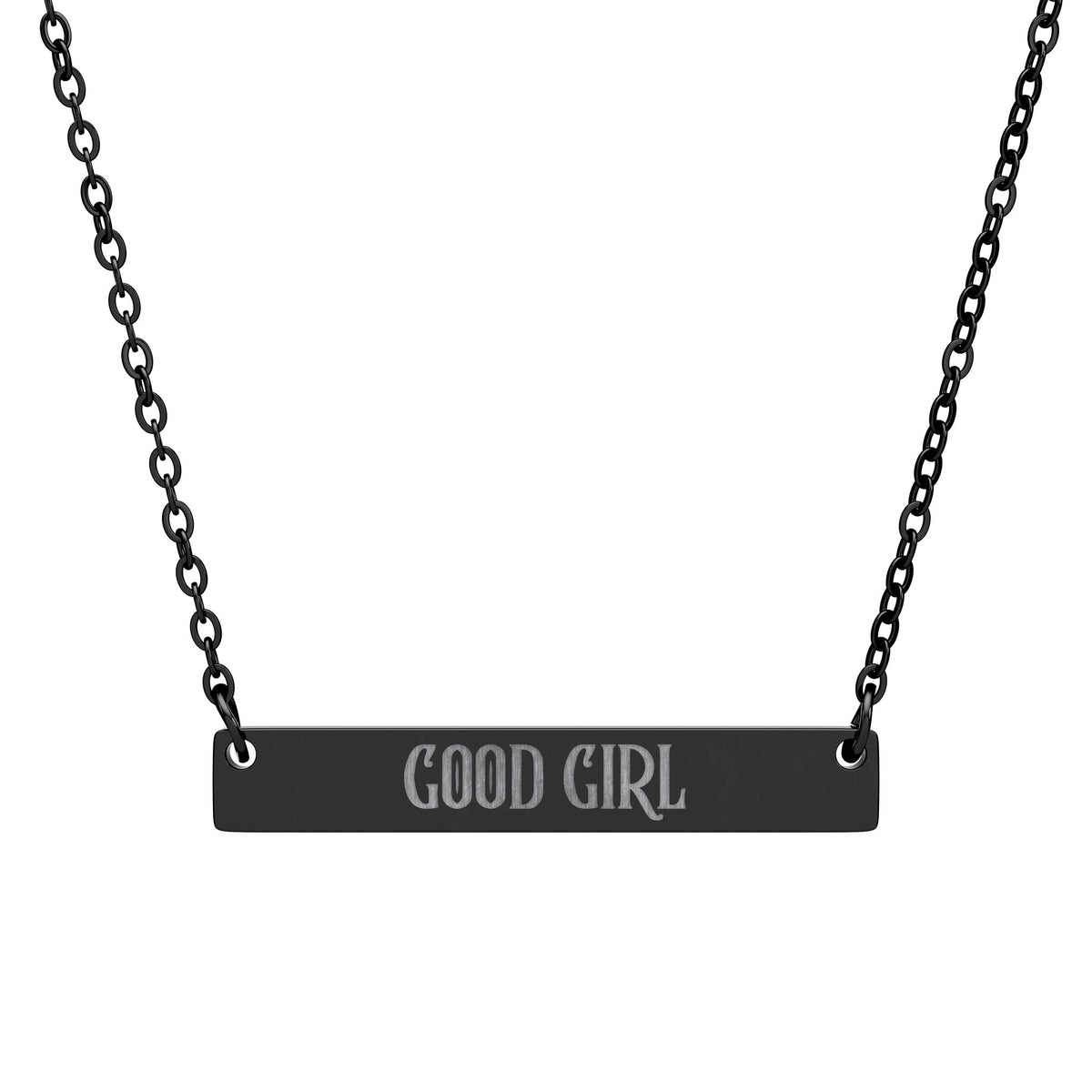 romance reader necklace "Good Girl", sparkle paperie house romance reader necklace
