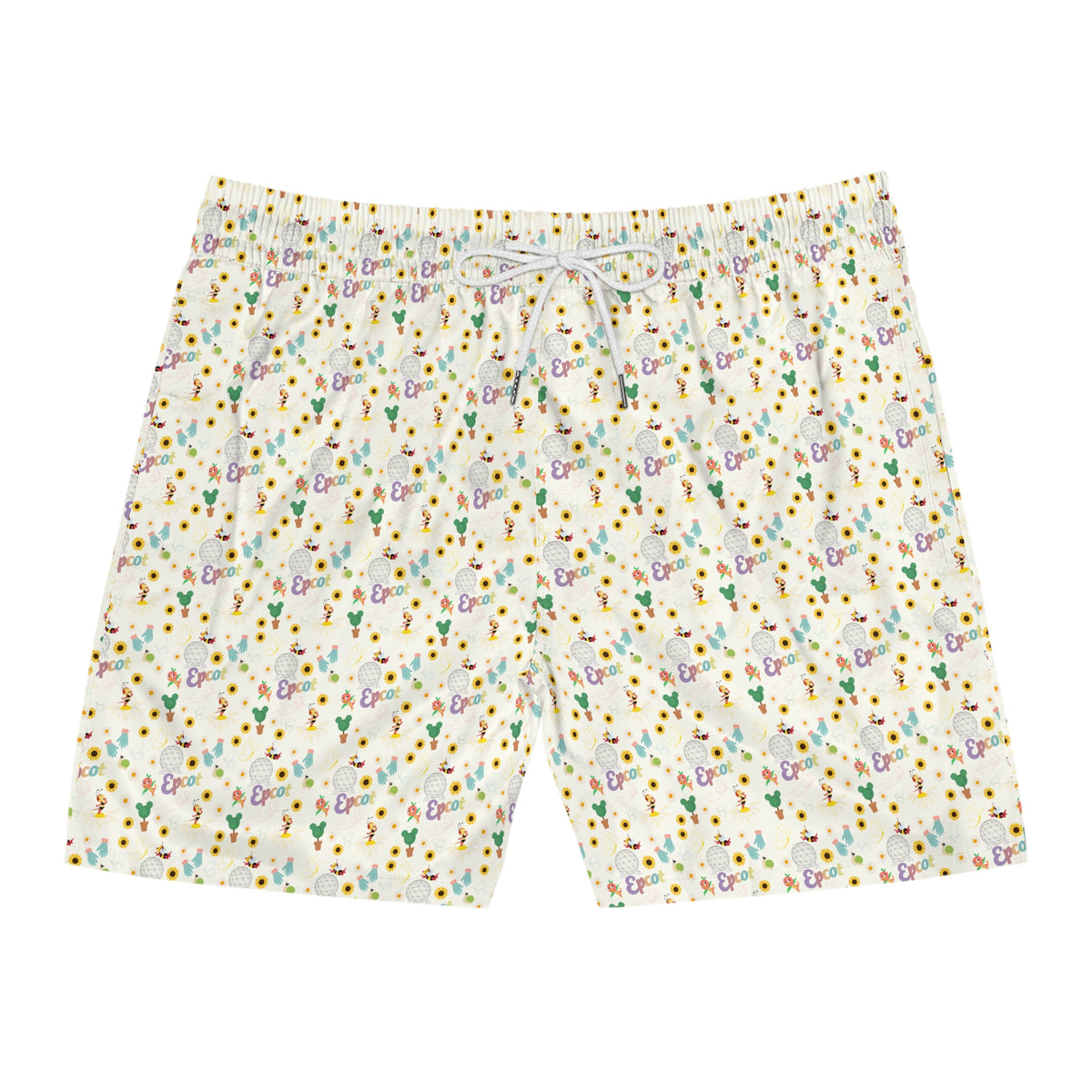 theme park flower and garden festival men's swim trunks