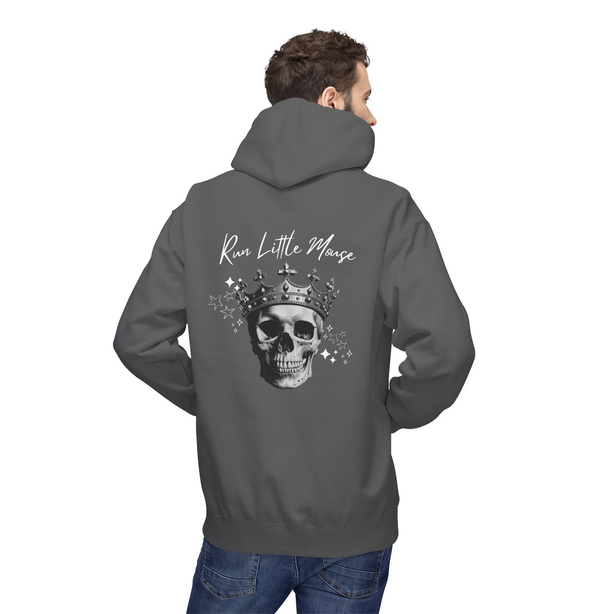 Romance Reader Run Little Mouse Fleece Hoodie