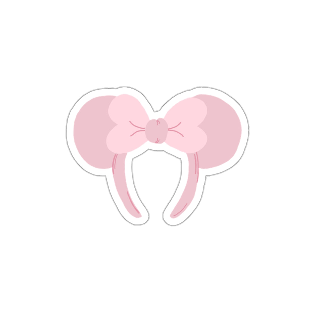 Pink Mouse Ear Sticker