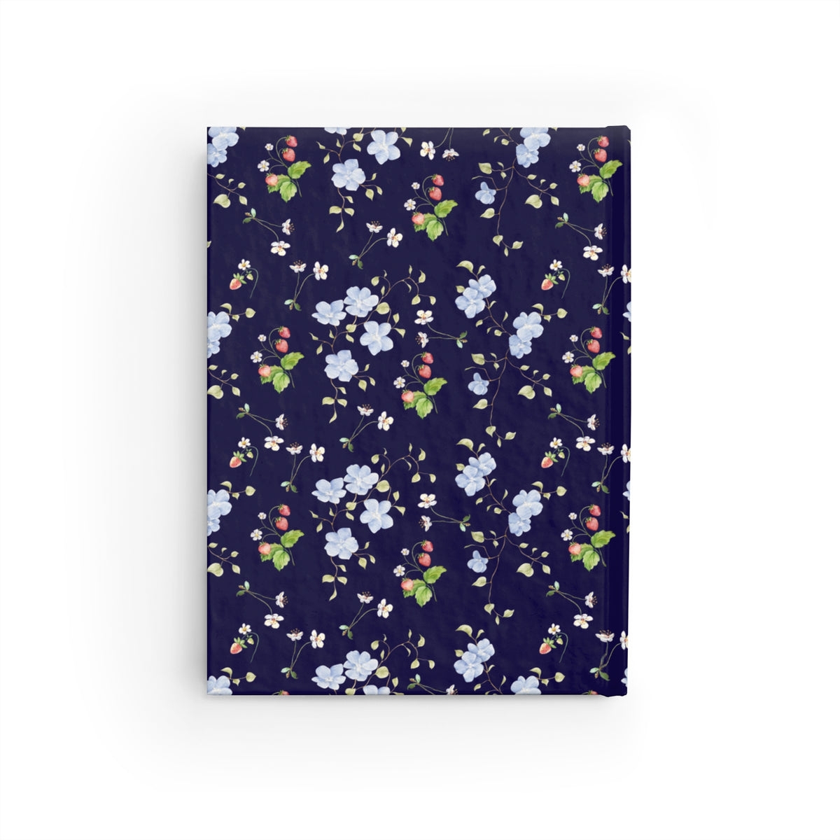 navy floral pattern journal, spring pattern daily journal sparkle paperie house