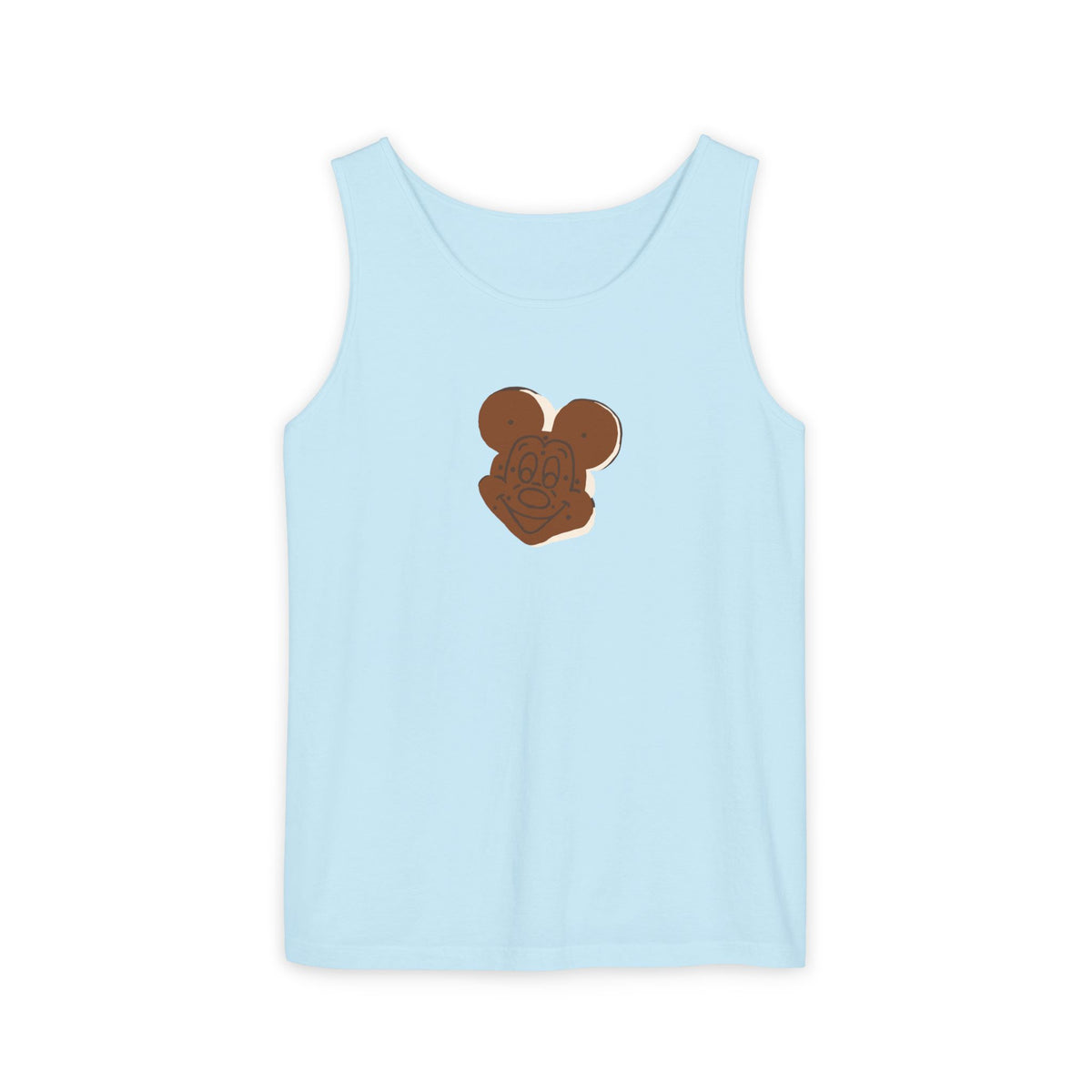 Theme park mouse shaped ice cream sandwich tank top, sparkle paperie house