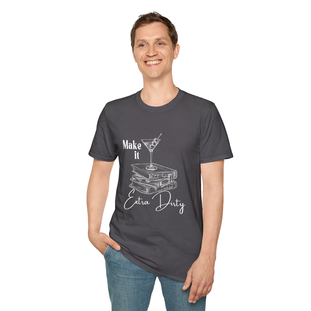Romance Reader Make It Extra Dirty Unisex Softstyle T-Shirt