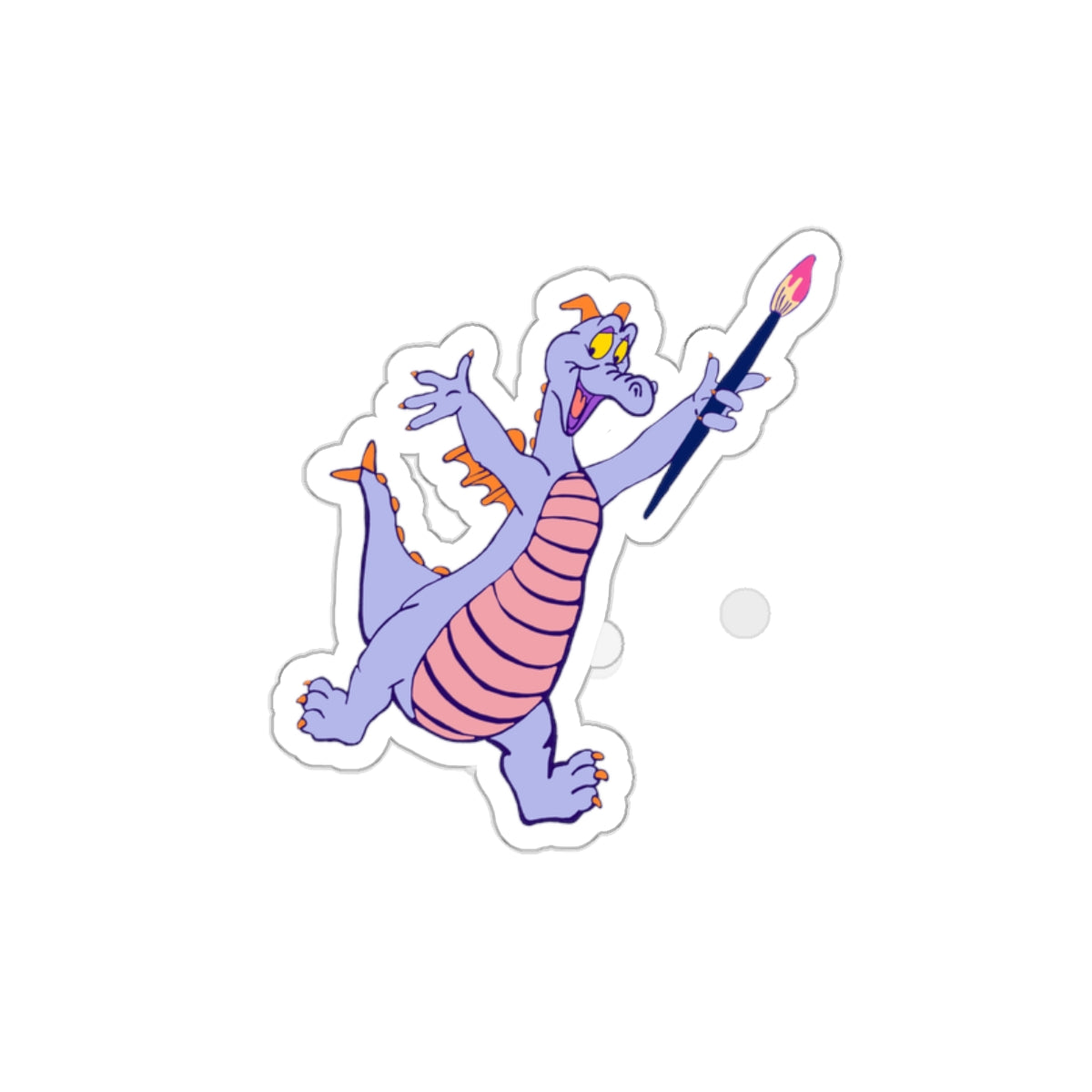 Theme Park Figment Painting Die-Cut Stickers