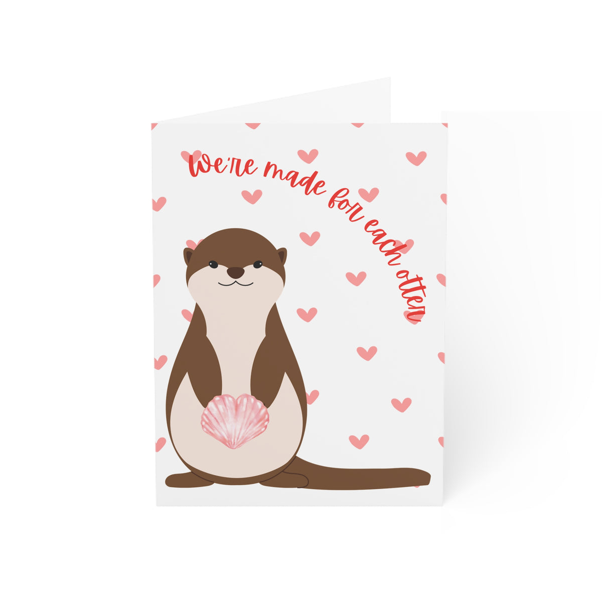 We Are Made For Each Otter Valentine's Day Card Set of 1