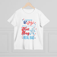 women 4th of july graphic shirt features you look like the 4th of july with hot dog, patriotic graphic shirt sparkle paperie house