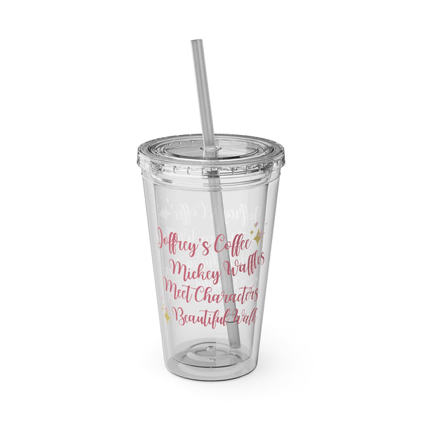 The Best Morning Theme Park Sunsplash 16ozTumbler with Straw