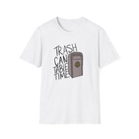 theme park trash can table time festival t-shirt, sparkle paperie house theme park shirt