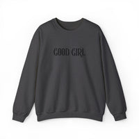 romance reader embroidery good girl  sweatshirt, sparkle paperie house good girl sweatshirt