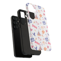 theme park fantasy land pattern phone case, fantasy magic duel layer tough phone case sparkle paperie house