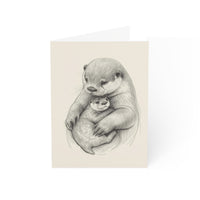 Otter Mothers Day Greeting Card Set of 1