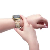 Groovy pumpkin pattern iPhone watch band, autumn pattern iPhone watch band sparkle paperie house