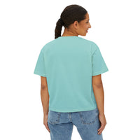 theme park springtime is the sweetest time with orange birdie, women's boxy graphic shirt 