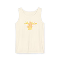 pineapple whip please tank top, theme park pineapple ice cream graphic shirt sparkle paperie house