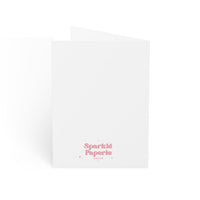 Dark Romance Floral Valentine's Day Card Set of 1