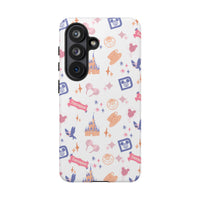 theme park fantasy land pattern phone case, fantasy magic duel layer tough phone case sparkle paperie house