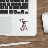 "I'm A Mouse Duh" die cut vinyl sticker, inspired by Mean Girls. Adult funny Halloween die cut vinyl sticker, sparkle paperie house