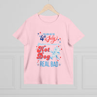 women 4th of july graphic shirt features you look like the 4th of july with hot dog, patriotic graphic shirt sparkle paperie house