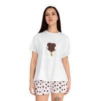 Theme park mouse shaped ice cream pajama short set, sparkle paperie house