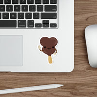 Theme park mouse shaped ice cream bar die cut sticker, sparkle paperie house