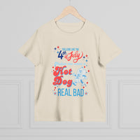 women 4th of july graphic shirt features you look like the 4th of july with hot dog, patriotic graphic shirt sparkle paperie house