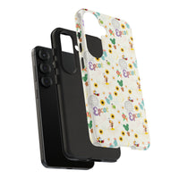 theme park flower and garden festival pattern tough phone case, sparkle paperie house