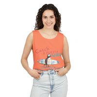 catch a puffin wave surfer tank top, puffin surfing tank top sparkle paperie house