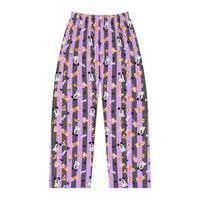 Boo too you halloween pattern women pajama pants, sparkle paperie house