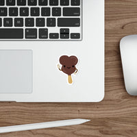 Theme park mouse shaped ice cream bar die cut sticker, sparkle paperie house