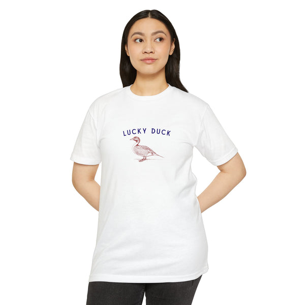 Lucky Duck Unisex CVC Jersey T-shirt | Lucky Duck Graphic Shirt