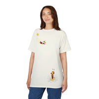 theme park spikey bee graphic shirt, enchanted garden festival sparkle paperie house