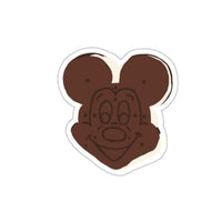 Theme park mouse shaped ice cream sandwich die cut sticker, sparkle paperie house