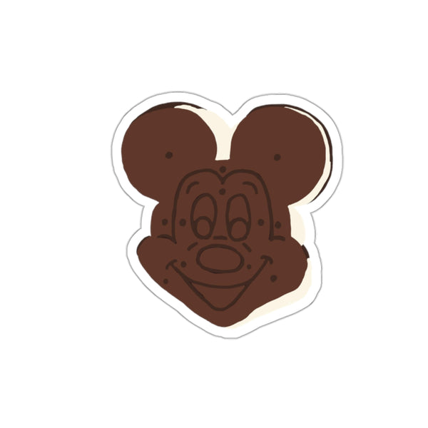 Boardwalk Sweets Mouse Shaped Ice Cream Sandwich Die-Cut Sticker