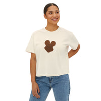 theme park women boxy shirt mouse shaped ice cream sandwich, sparkle paperie house