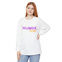 halloween is cool long sleeve shirt, halloween long sleeve sparkle paperie house
