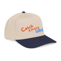 catch a puffin wave baseball cap, surfer baseball hat sparkle paperie house