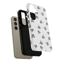 mickey disco ball shaped pattern hard phone case