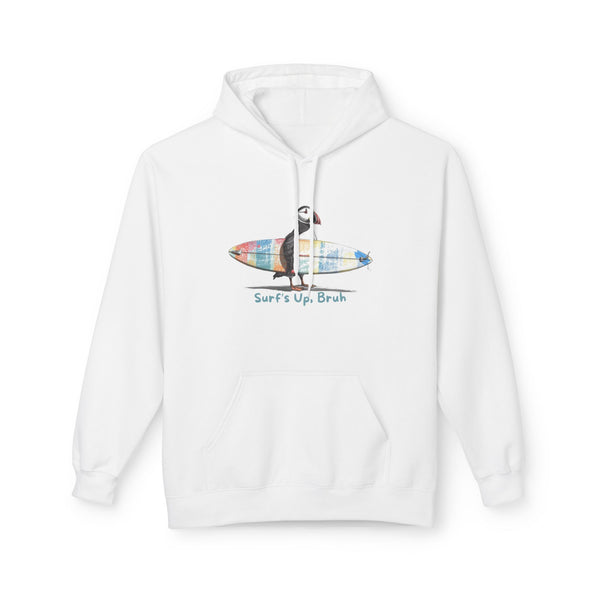 Catch A Puffin Wave Unisex Midweight Softstyle Fleece Hoodie