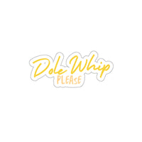 Pineapple whip please die cut vinyl sticker, sparkle paperie house 