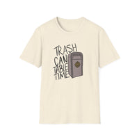 theme park trash can table time festival t-shirt, sparkle paperie house theme park shirt
