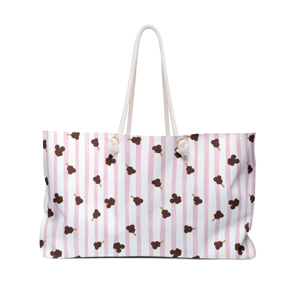 Boardwalk Sweets Mouse Shaped Ice Cream Pattern  Beach Bag