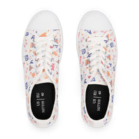 theme park fantasy magic women sneakers, fantasy land pattern low top sneakers sparkle paperie house