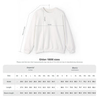 Romance Reader Black on Black Good Girl Embroidery Unisex Heavy Blend™ Crewneck Sweatshirt