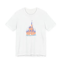 theme park fantasy land cindy castle t-shirt, fantasy magic pastel castle t-shirt sparkle paperie house