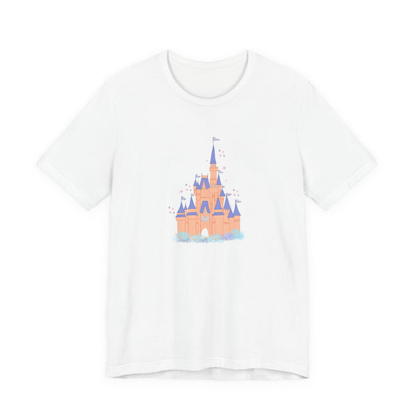 Theme Park Fantasy Magic Castle Unisex Jersey Short Sleeve Tee