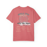 Theme Park Drink Around The World Unisex Garment-Dyed T-shirt