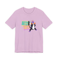 artsy fartsy figment skunk shirt, theme park shirt