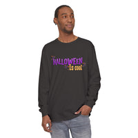 halloween is cool long sleeve shirt, halloween long sleeve sparkle paperie house
