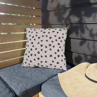 Theme park mouse shaped ice cream outdoor pillow, sparkle paperie house